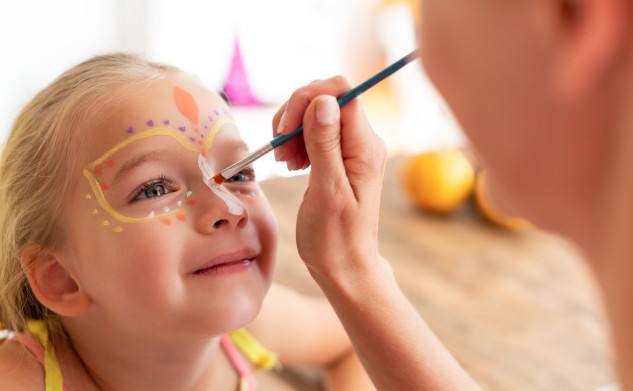 The Pad King face painting